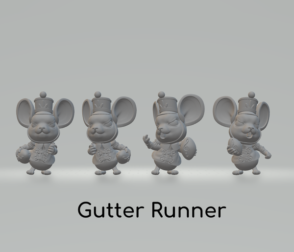 Mouse Orchestra Gutterrunner 4x