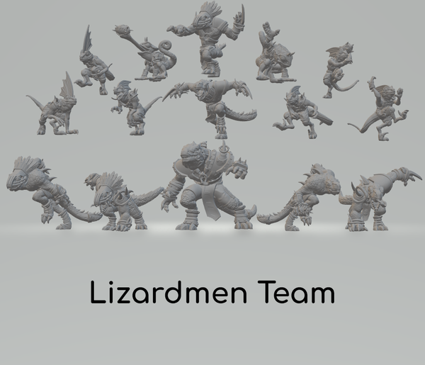Primal Lizards Lizardmen Team
