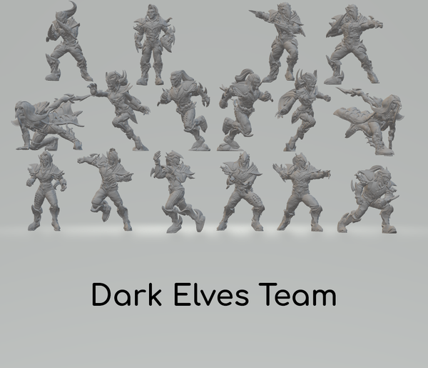 Dark Elves Corvus Team