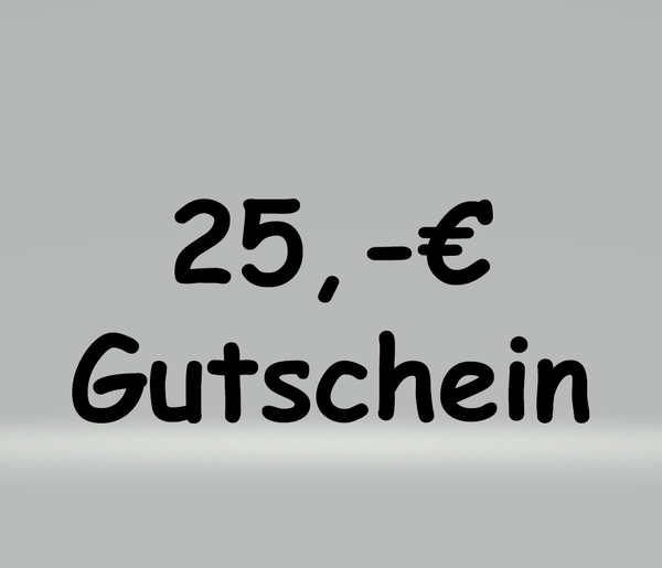 25,-€ Wertgutschein
