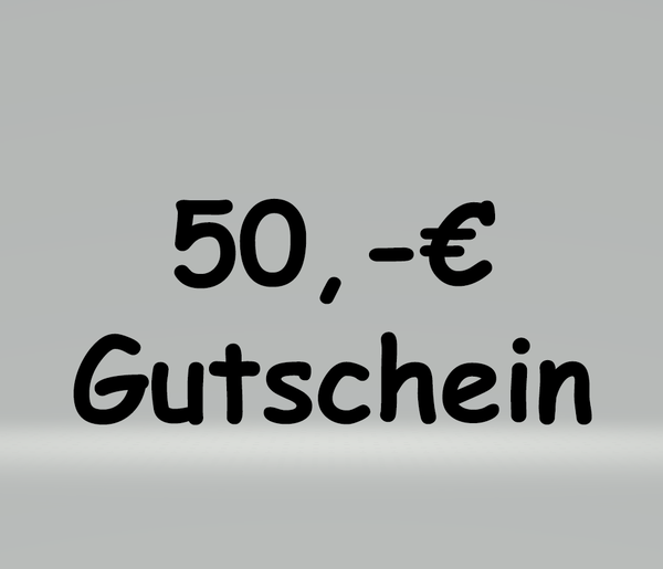 50,-€ Wertgutschein
